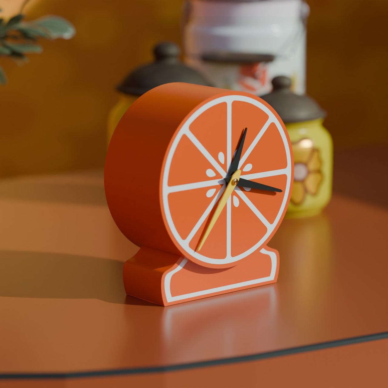 Citrus Delight Desk Clock