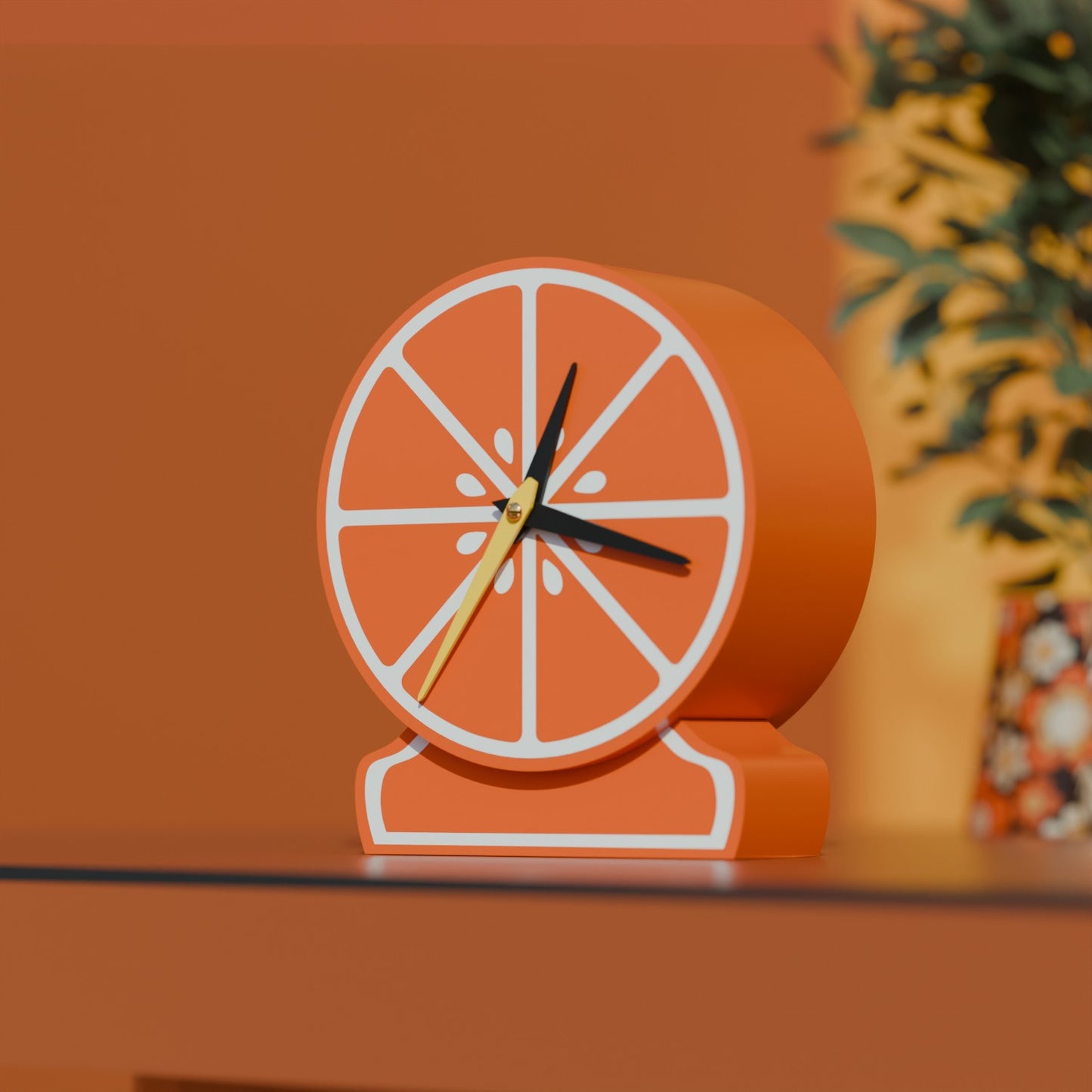Citrus Delight Desk Clock