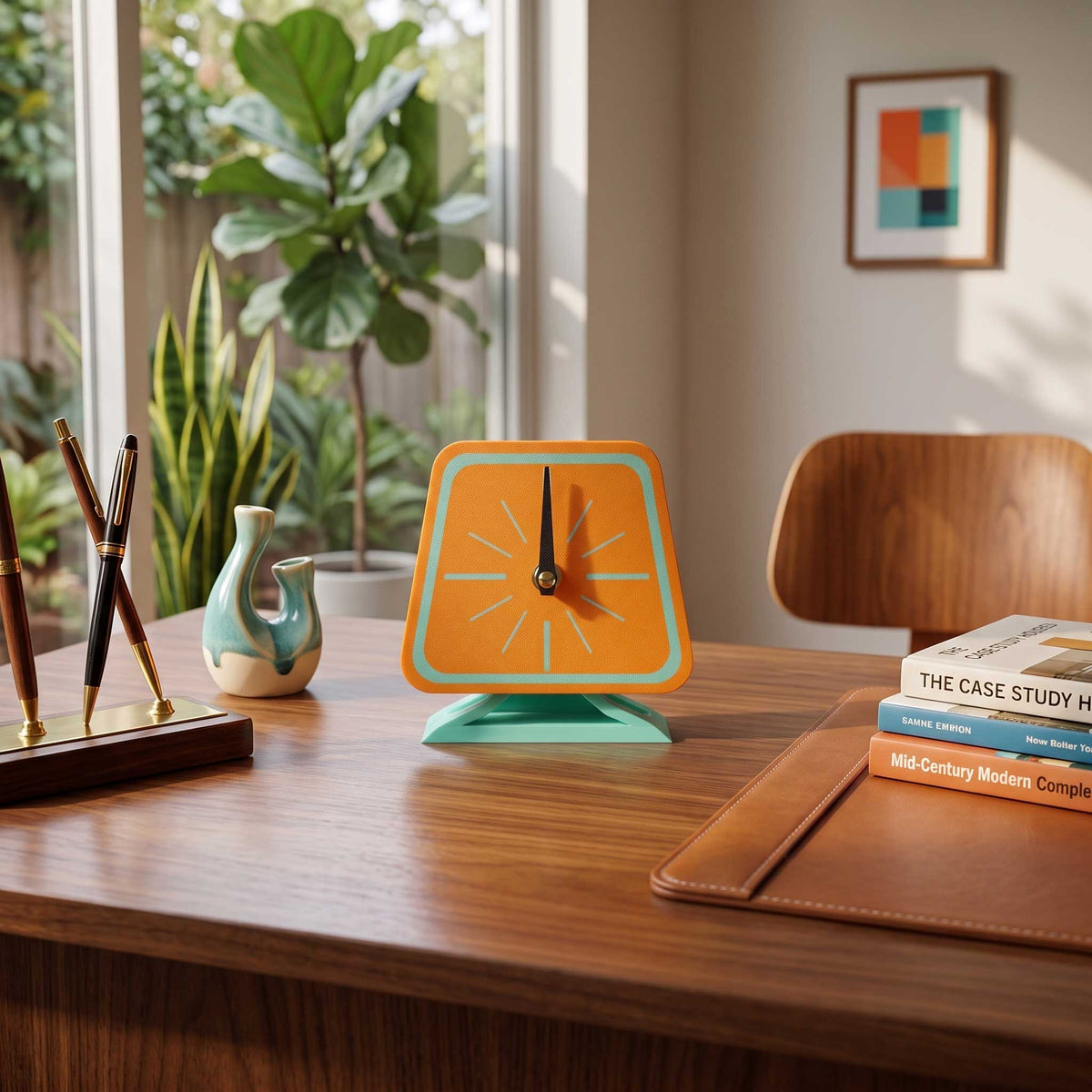 Orbitron Space Age Desk Clock