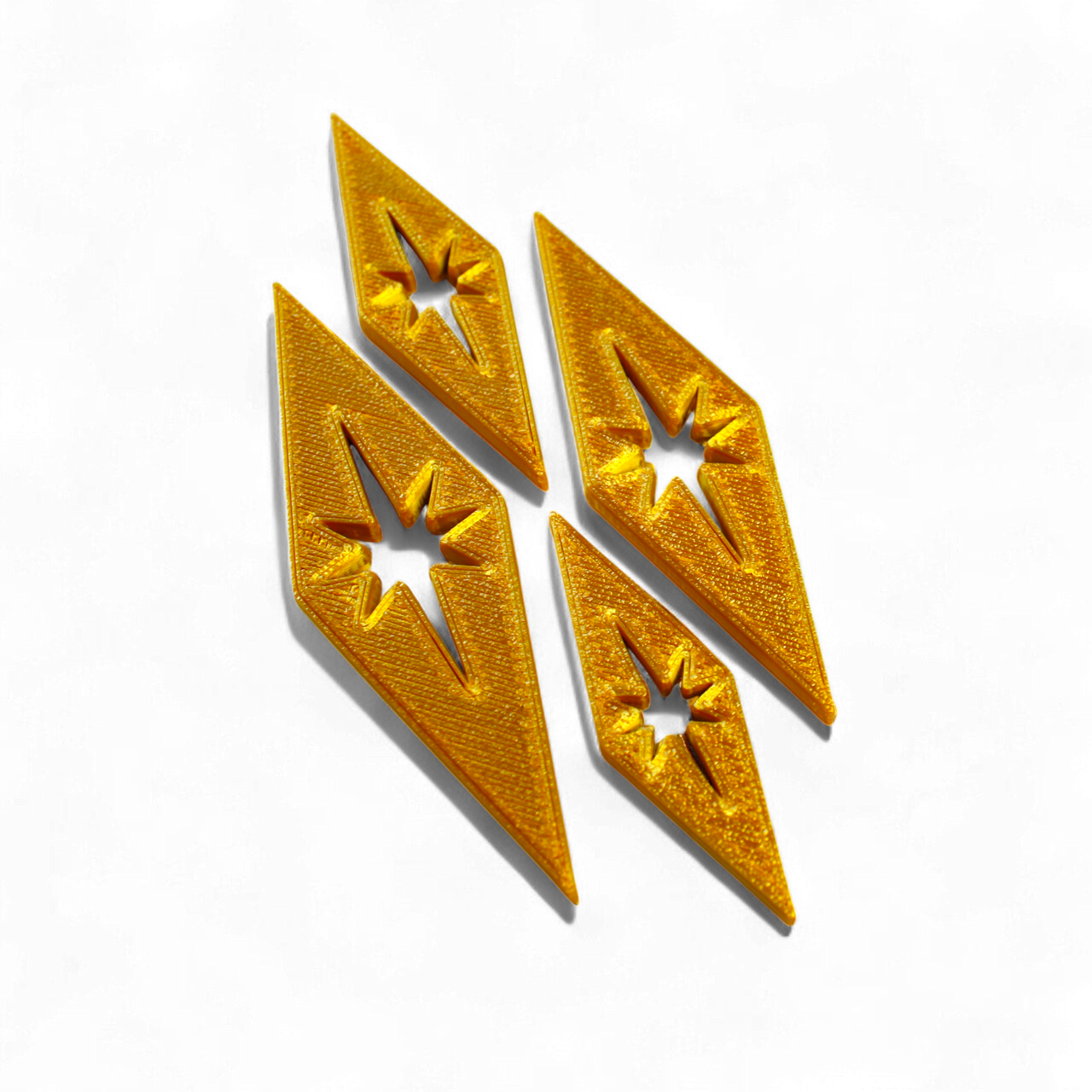 Midcentury Modern Diamond Starbursts Fridge Magnets