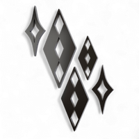 Palm Springs Paradise Diamond Stars Wall Décor