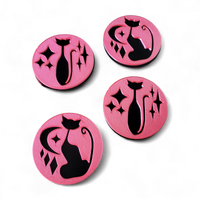 Atomic Cat Coaster Set (4 Pack)