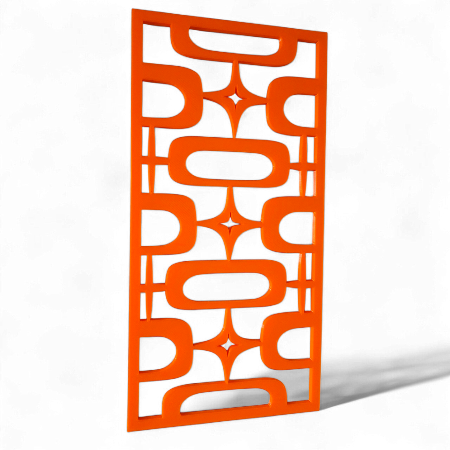 Atomic Ovals Stars Vintage Style Décor Panels