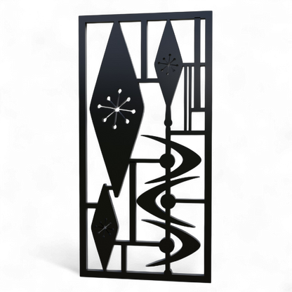 Atomic Triple Diamond Jacks Vintage Style Décor Panels