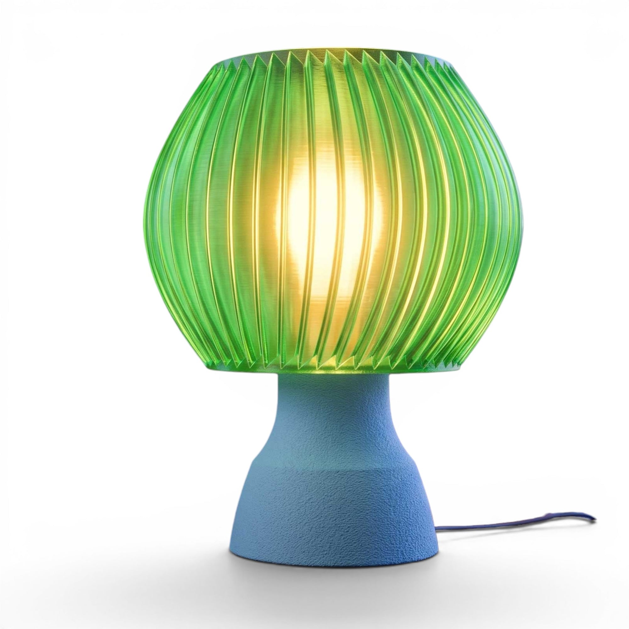 The Pompalo Fluted Retro Table Lamp