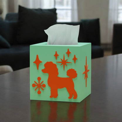 Atomic Poodle Tissue Box Cover