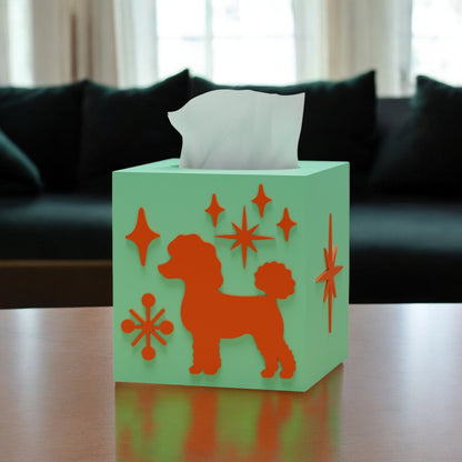 Atomic Poodle Tissue Box Cover
