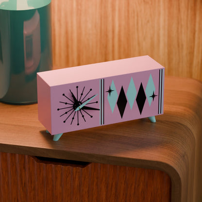 Quadric Diamonds MCM Chrono Clock