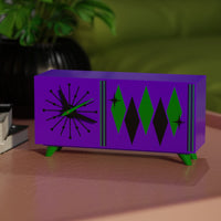 Quadric Diamonds MCM Chrono Clock