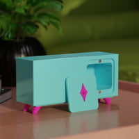 Quadric Diamonds MCM Chrono Clock