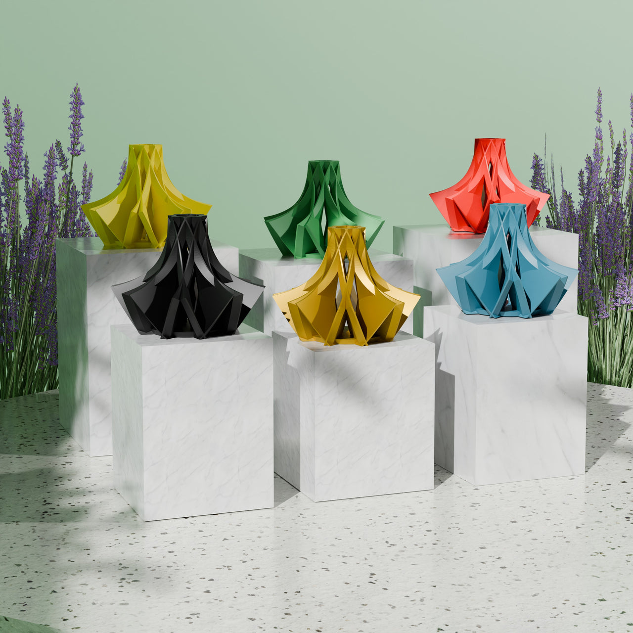 Retro Minimalst MCM Rivano Vase