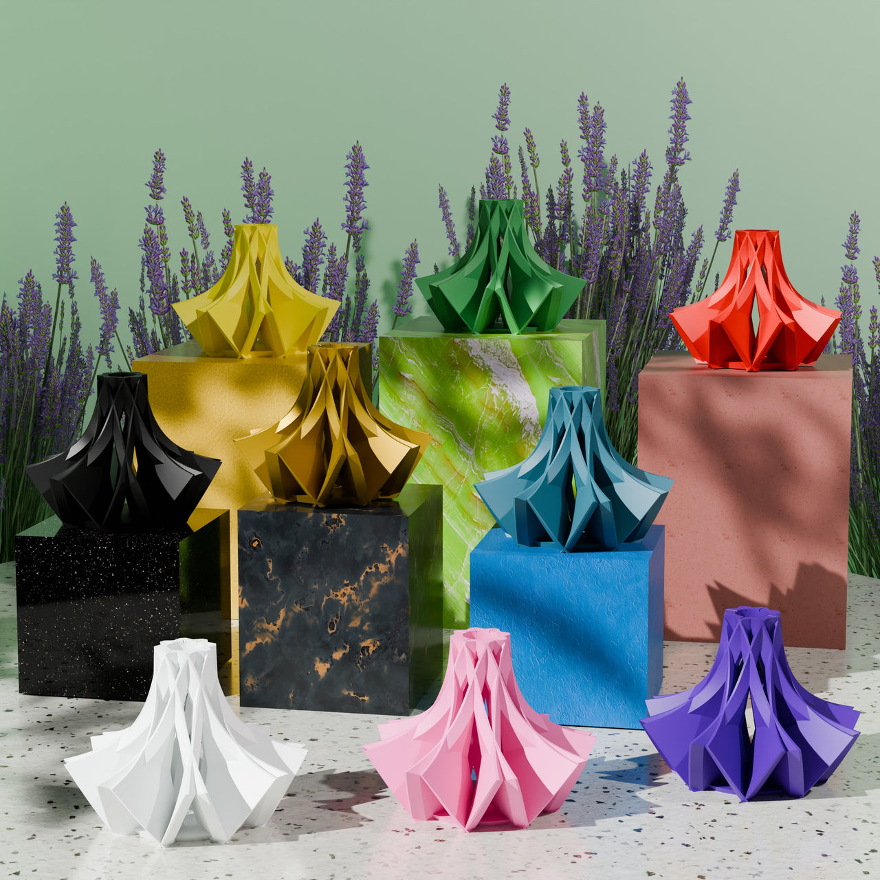 Retro Minimalst MCM Rivano Vase