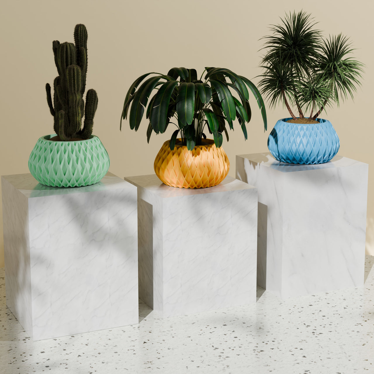 Rivara Vintage Style Planter Mid-Century Modern