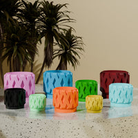 Rizo Retro Style Diamond Pattern Planter