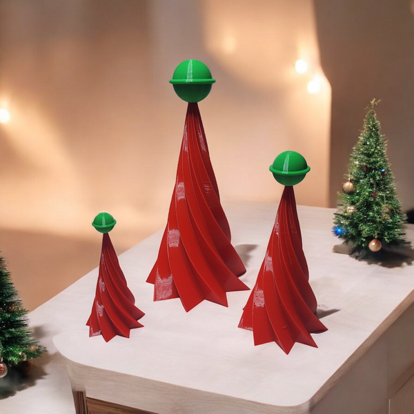 Midcentury Modern Space Age Inspired Holiday Trees Discounted