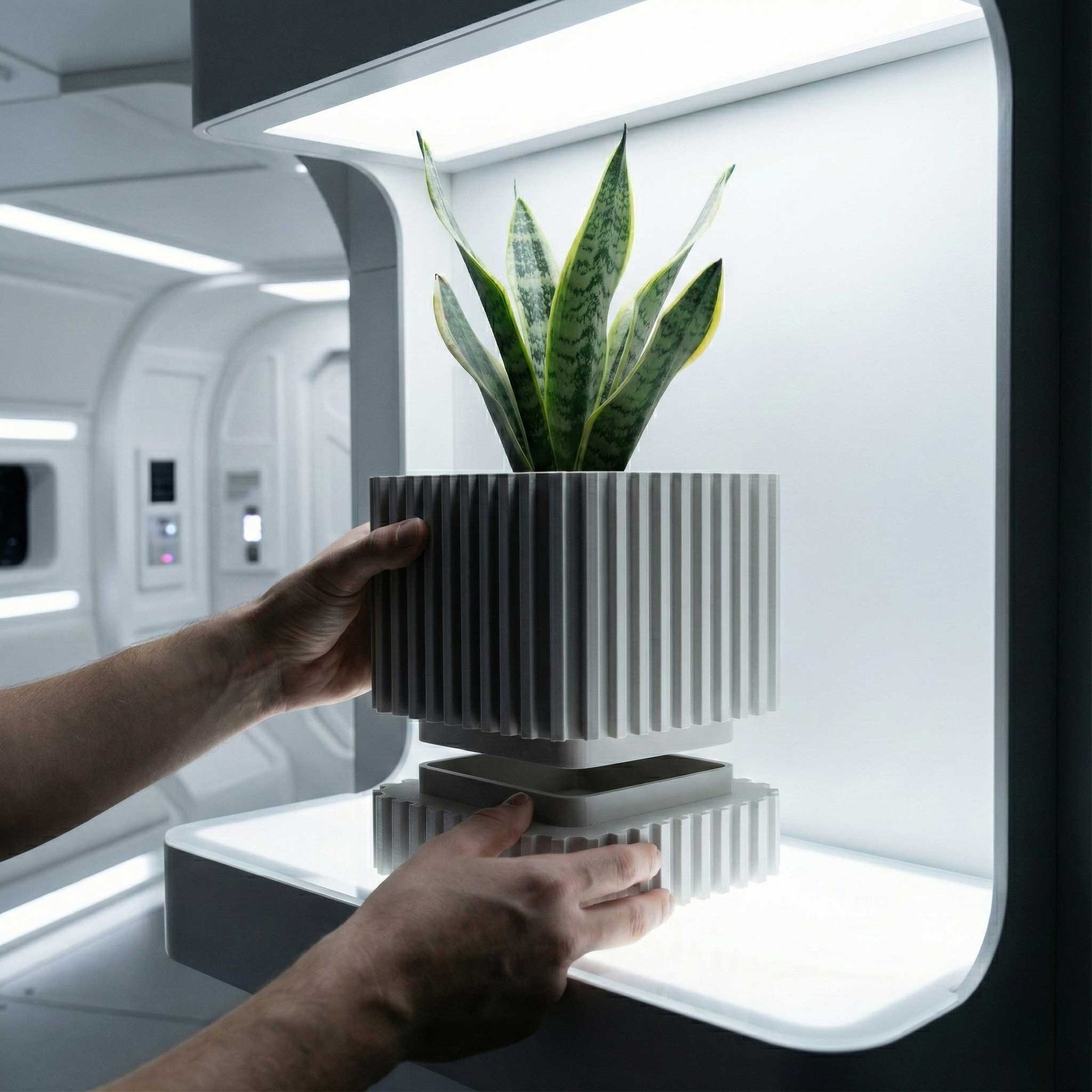 Space Age Sky Lab Planter