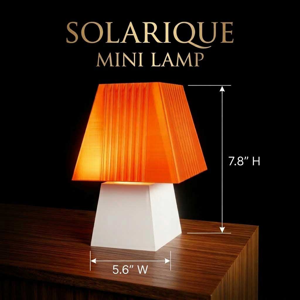 Space Age Modern Retro Soloarique Mini Table Lamp