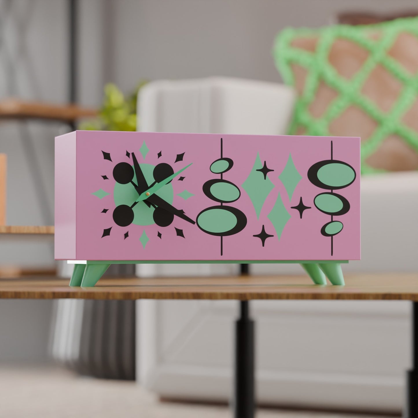 Sputnik Diamonds Clock