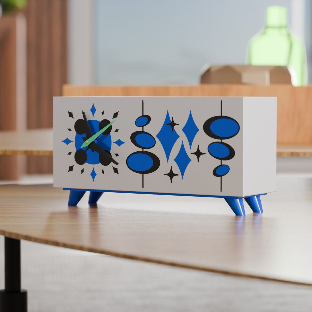 Sputnik Diamonds Clock