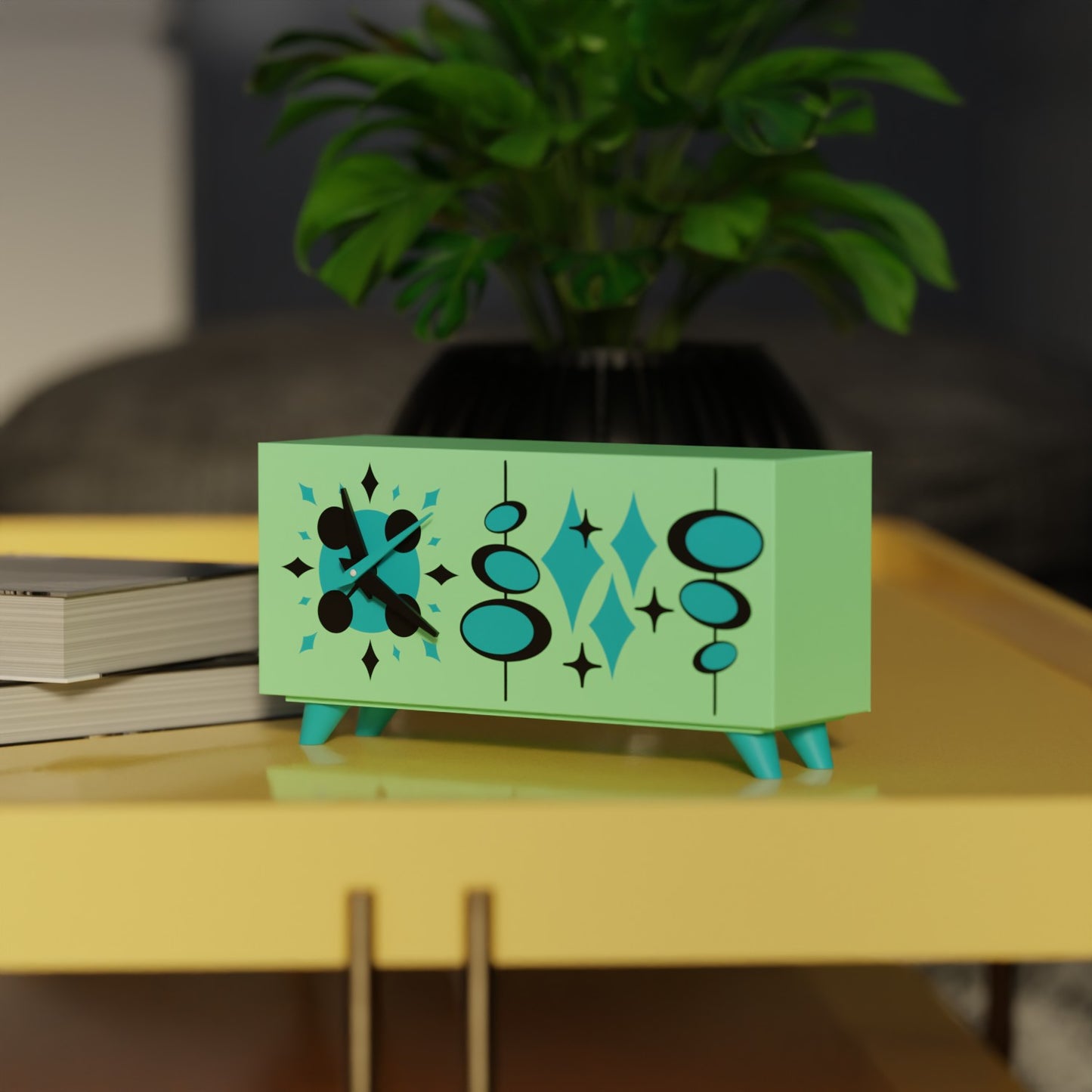 Sputnik Diamonds Clock