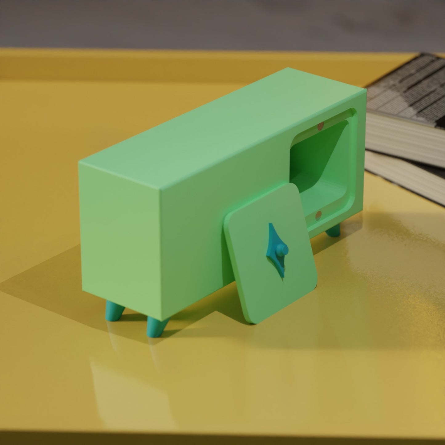 Sputnik Diamonds Clock