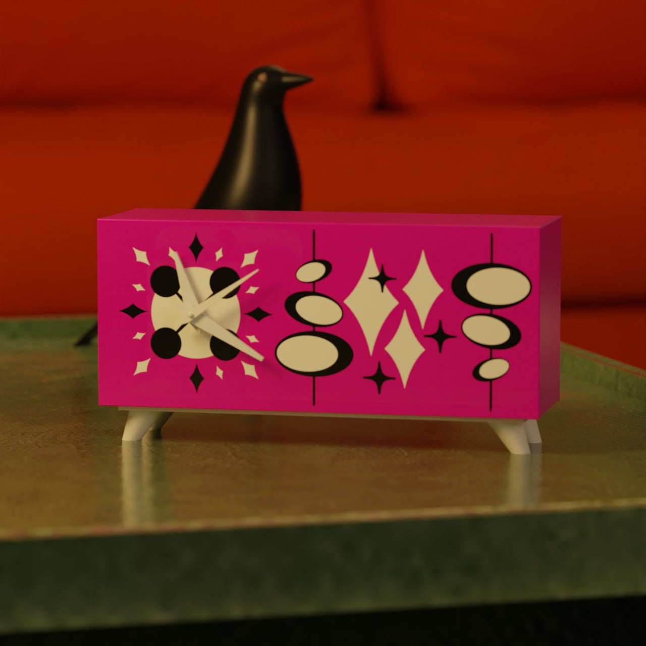 Sputnik Diamonds Clock