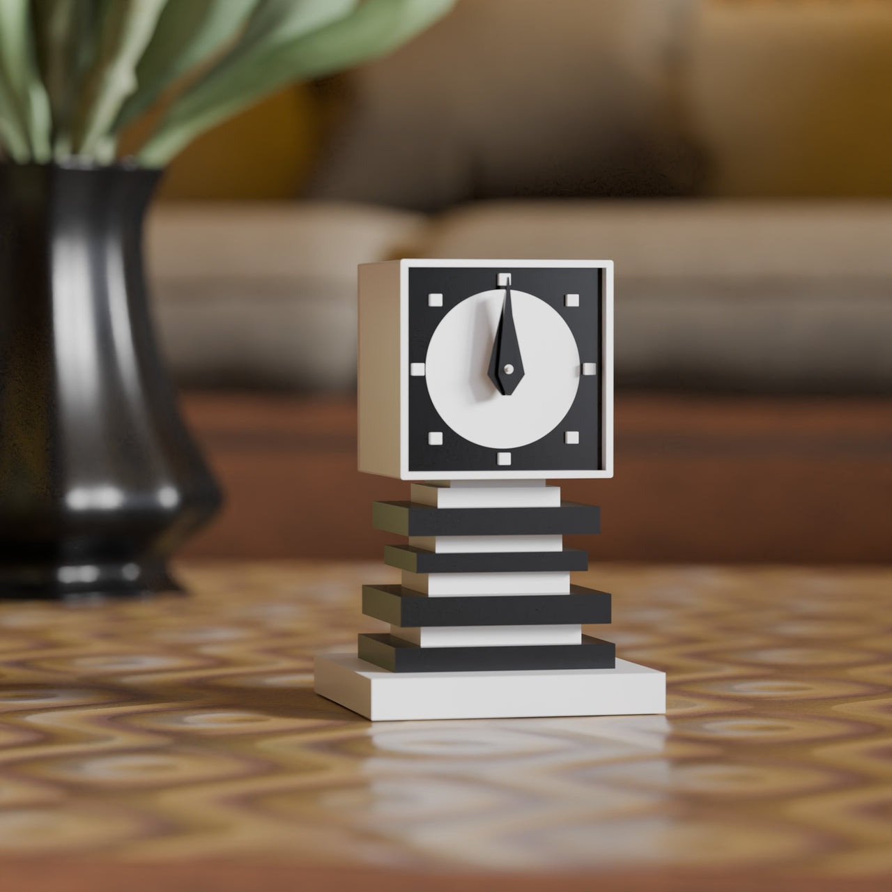 Quantik Square Space Age Clock