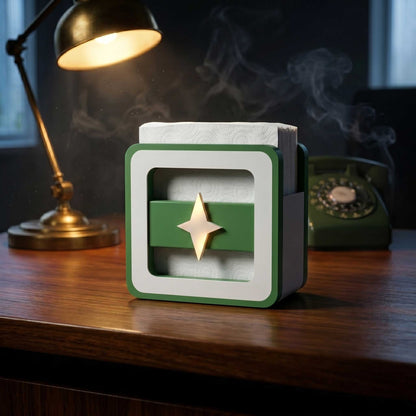 Space Age Squared Orbiter Starburst Napkin Holder