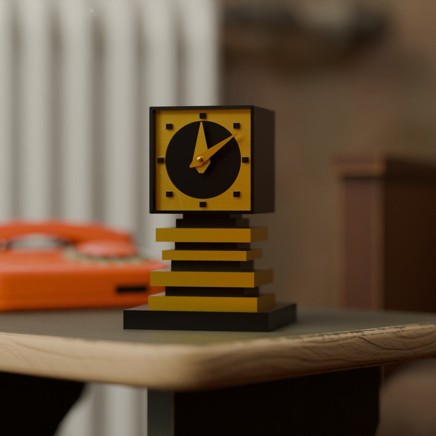 Quantik Square Space Age Clock