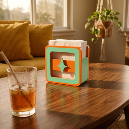 Space Age Squared Orbiter Starburst Napkin Holder