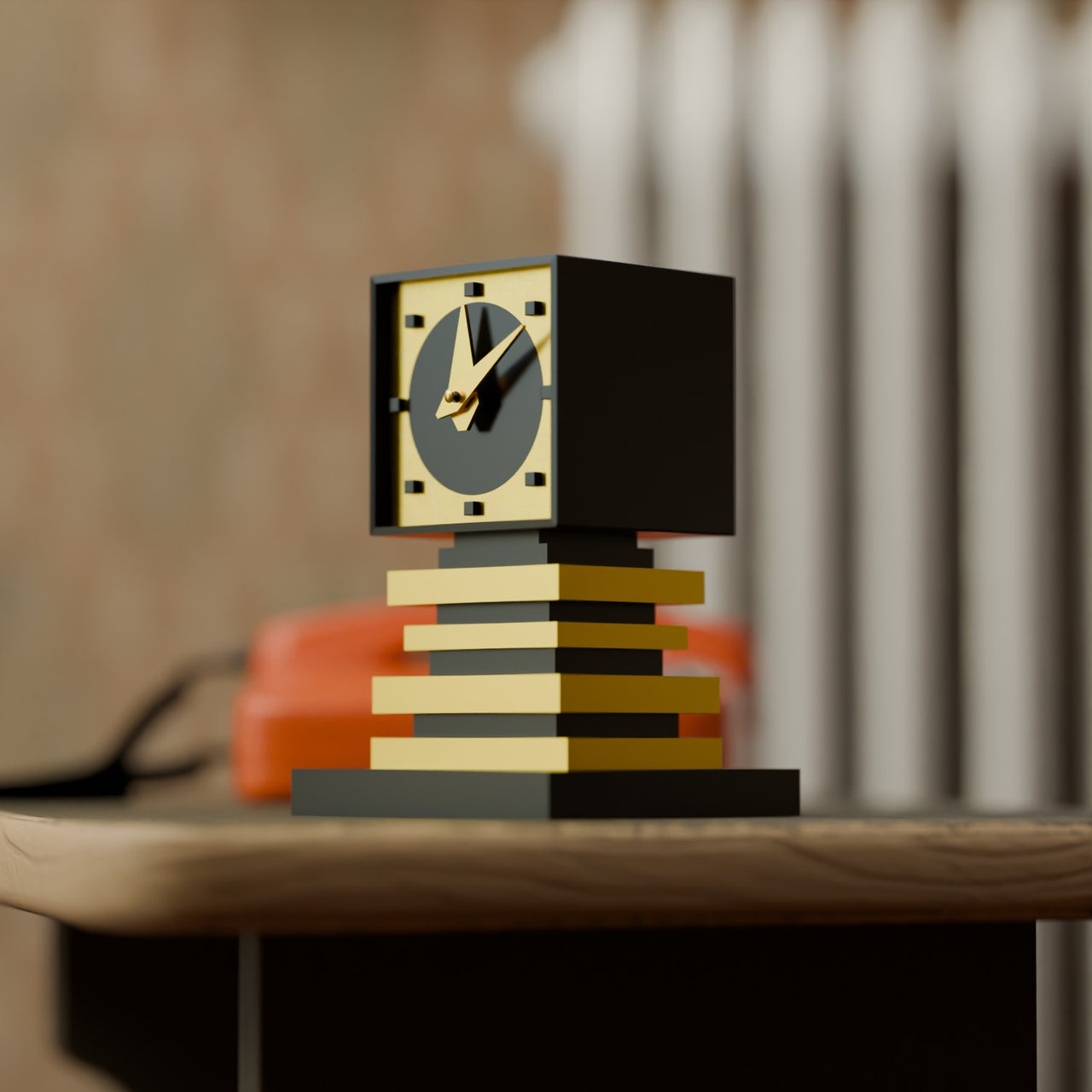 Quantik Square Space Age Clock