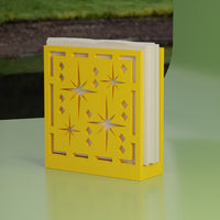 Midcentury Quad Starburst Retro Napkin Holder
