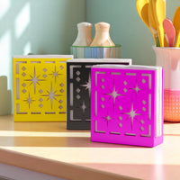 Midcentury Quad Starburst Retro Napkin Holder