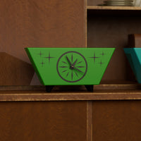 Starburst Radiant Desk Clock Mid Century Modern