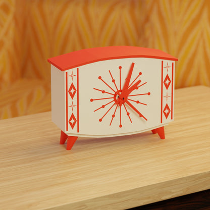 StarCrest Mid Century Modern Space Age Desk Clock