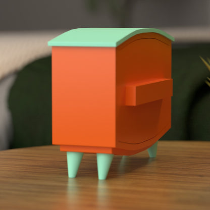 StarCrest Mid Century Modern Space Age Desk Clock