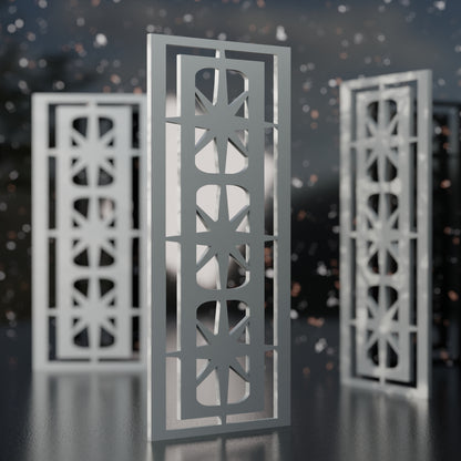 Starlight Ovals Midcentury Modern Wall Panel Set of 3