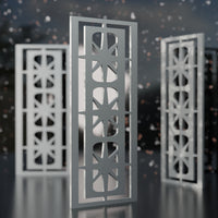 Starlight Ovals Midcentury Modern Wall Panel Set of 3