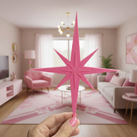 Retro Mini Mid Century Modern Starbursts Set of 6