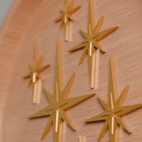 Retro Mini Mid Century Modern Starbursts Set of 6