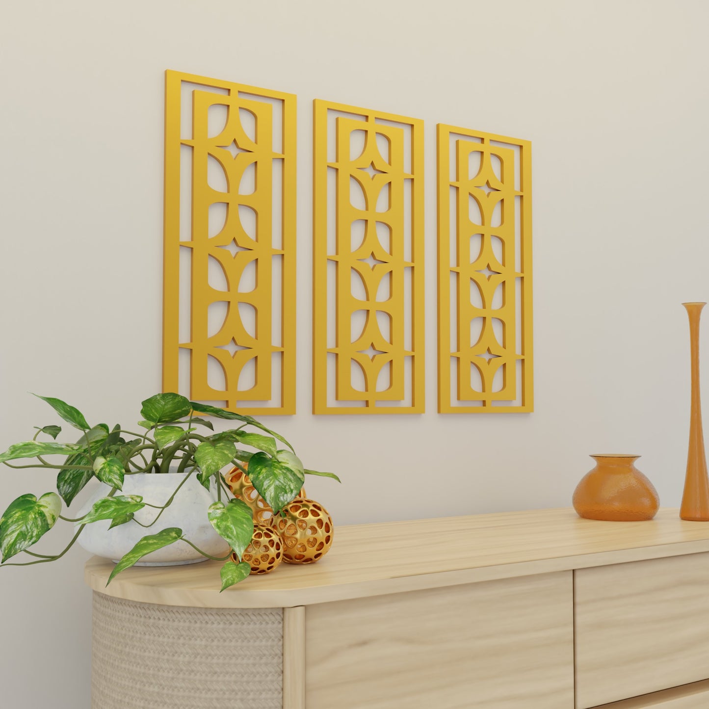 Mid Century Modern Stellar Star Wall Panels