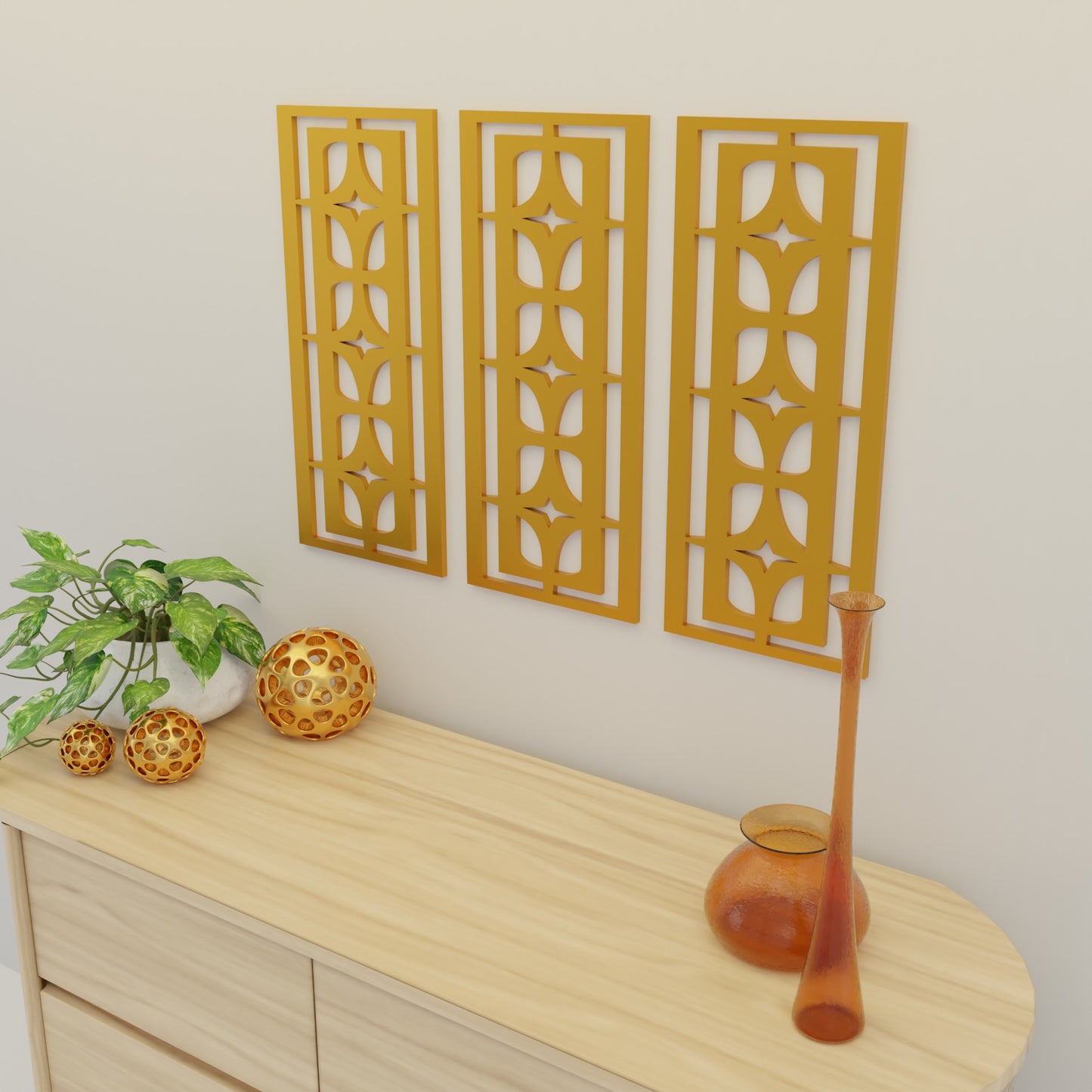 Mid Century Modern Stellar Star Wall Panels