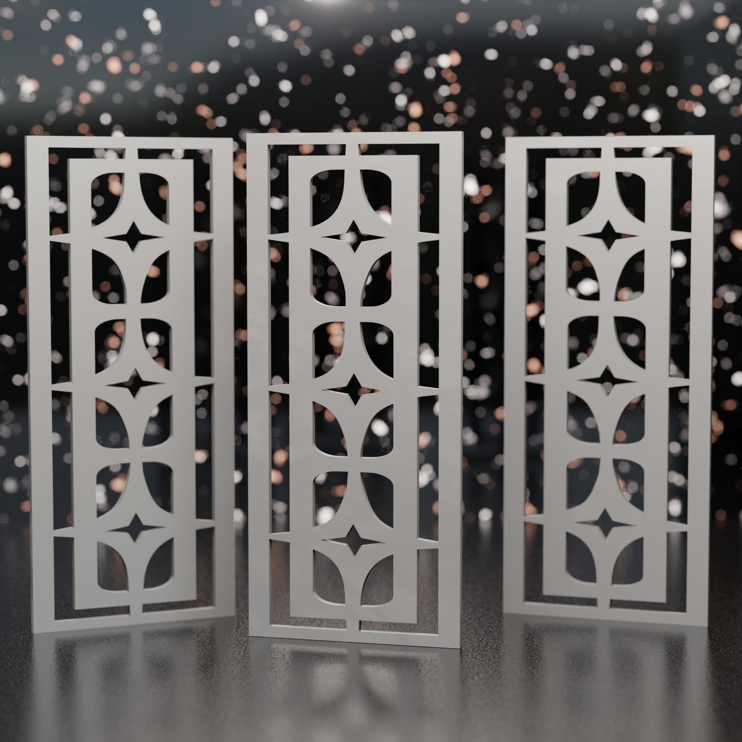 Mid Century Modern Stellar Star Wall Panels