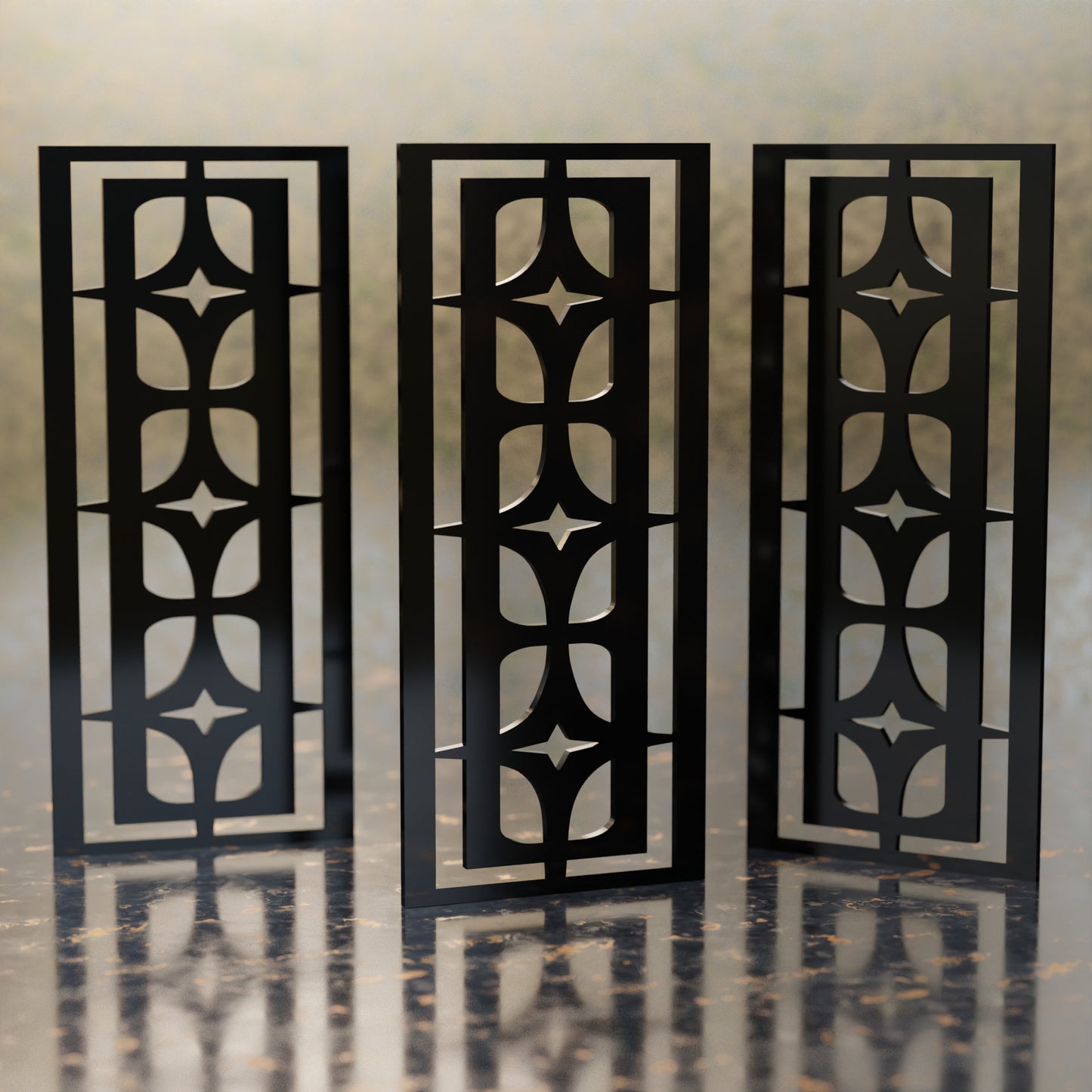 Mid Century Modern Stellar Star Wall Panels