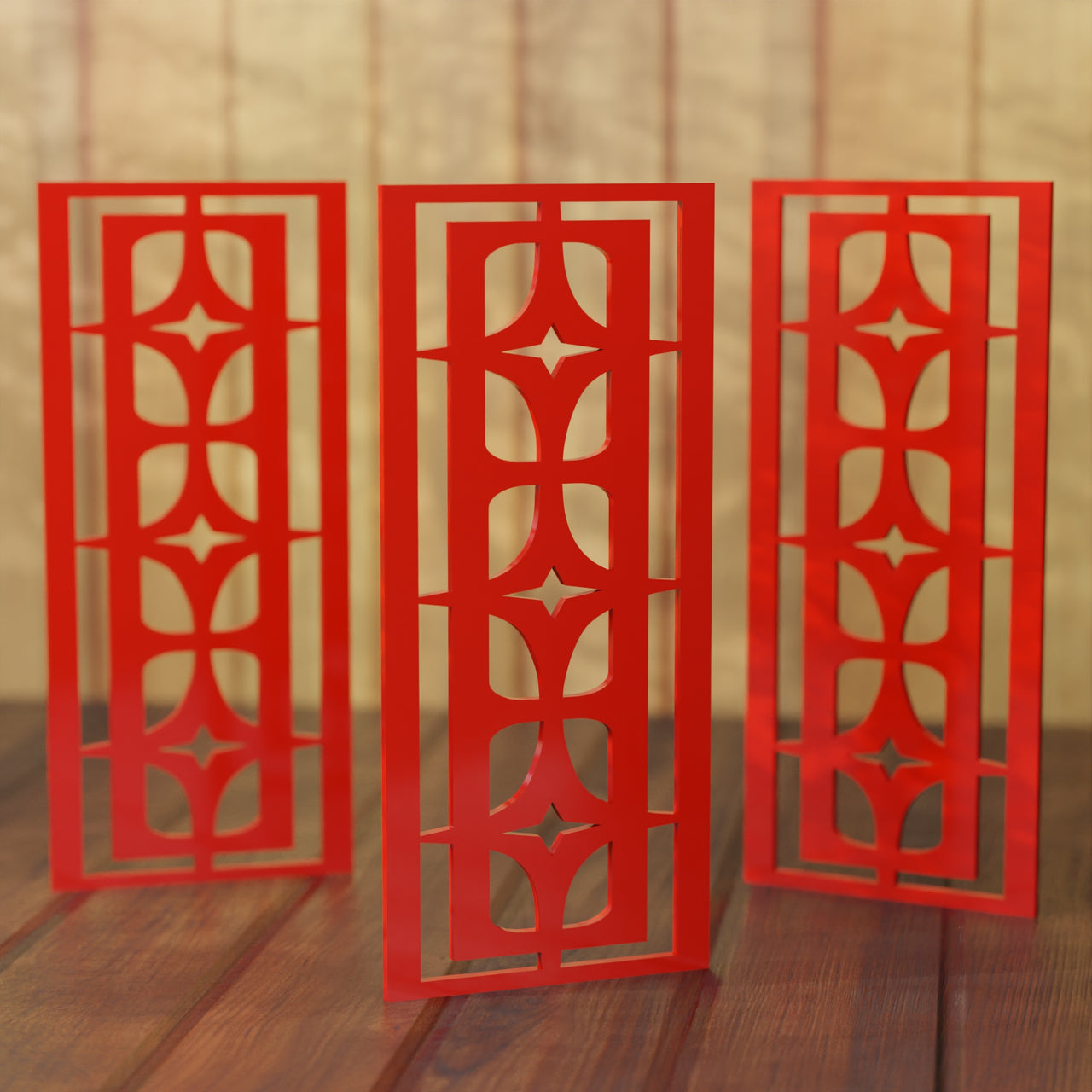 Mid Century Modern Stellar Star Wall Panels