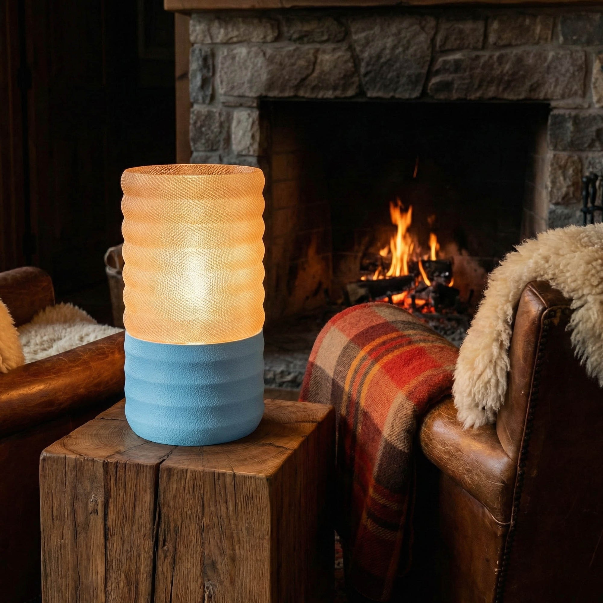 Strata Glow Space Age Lamp