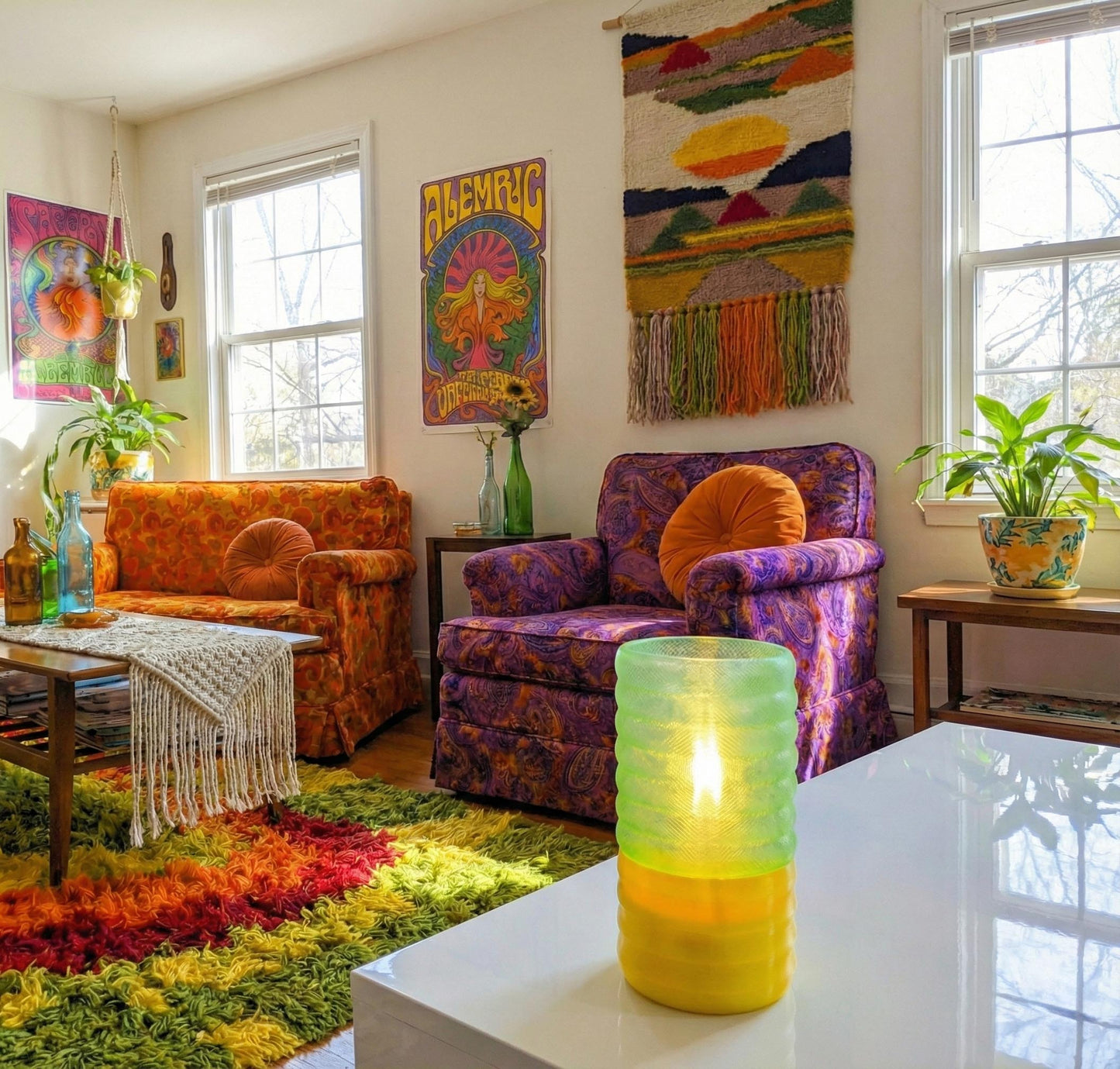 Strata Glow Space Age Lamp