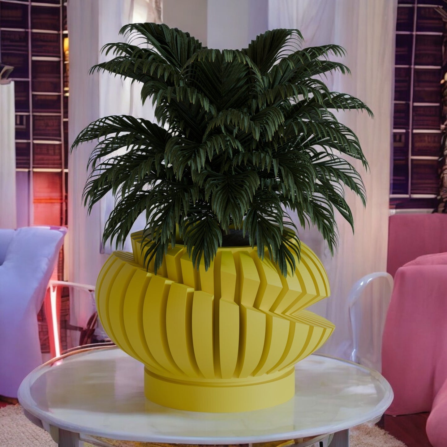 The Syvanna Space Age Minimalist Planter