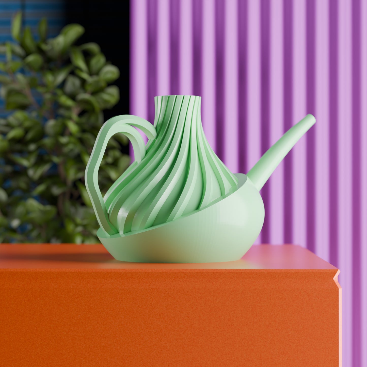 Tavi Vintage Style Mid Century Watering Can