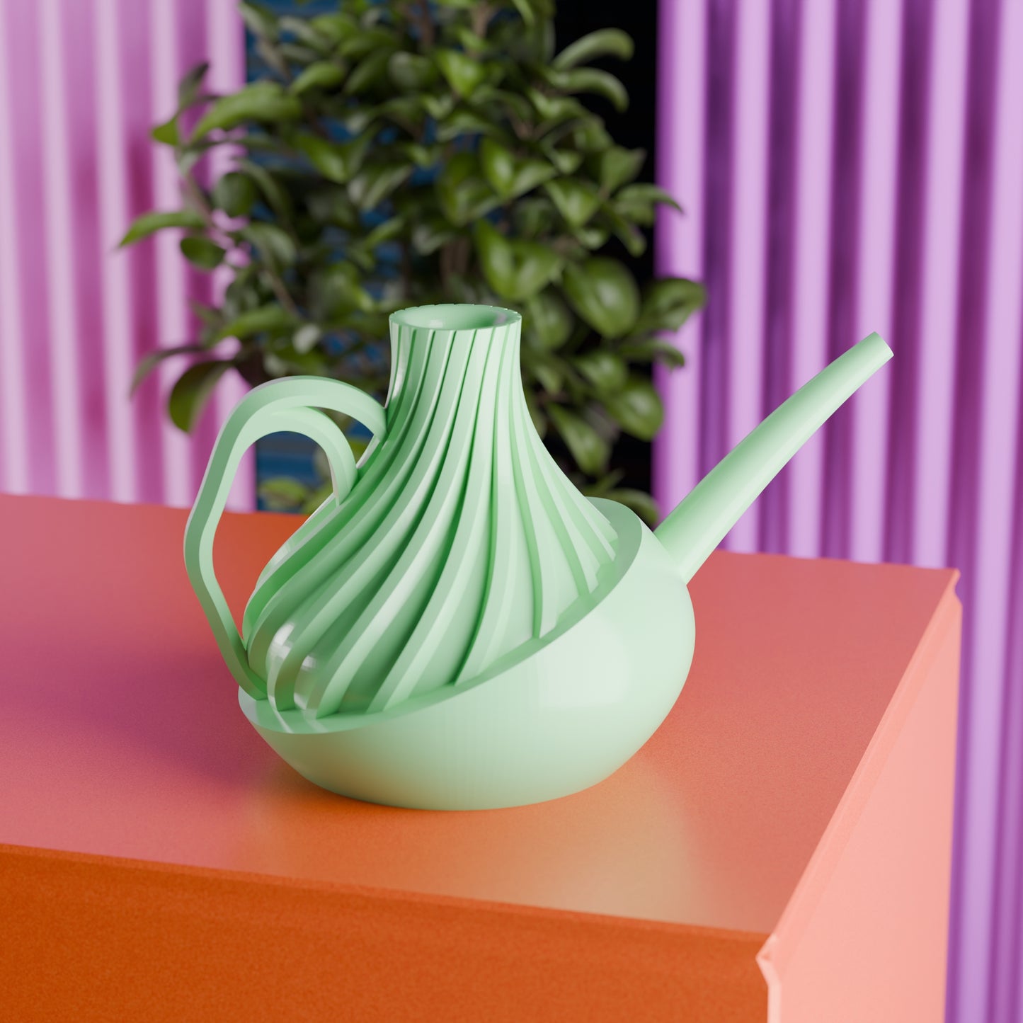 Tavi Vintage Style Mid Century Watering Can